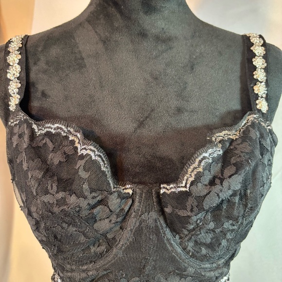 Victoria’s Secret Black Dream Angel Underwire Push-Up w/out Padding Size 36DD - Picture 3 of 9